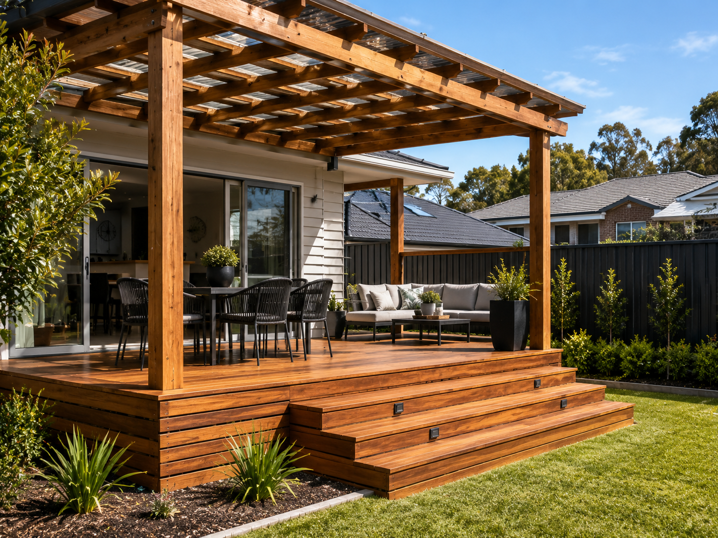 Exterior and structure work by Inzain Creations